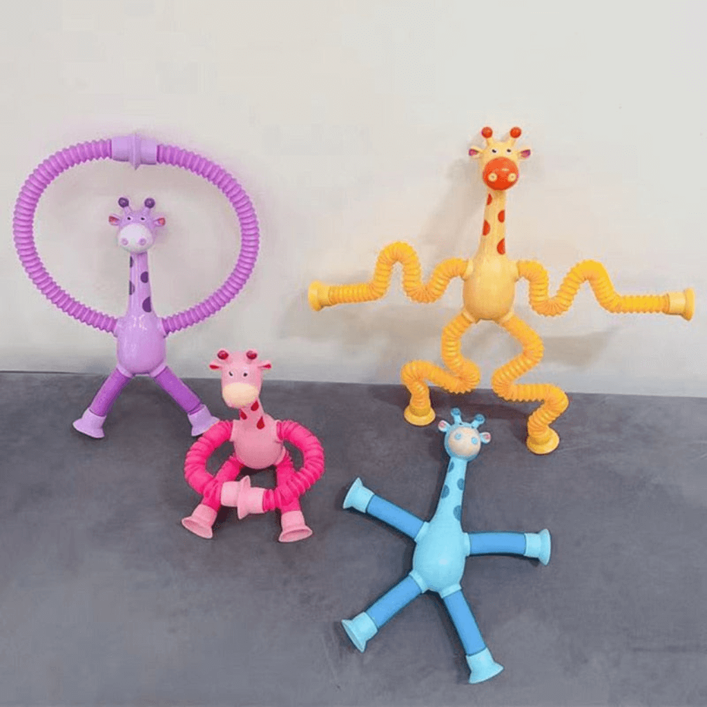 Brinquedo Infantil - Girafa Pop Tube