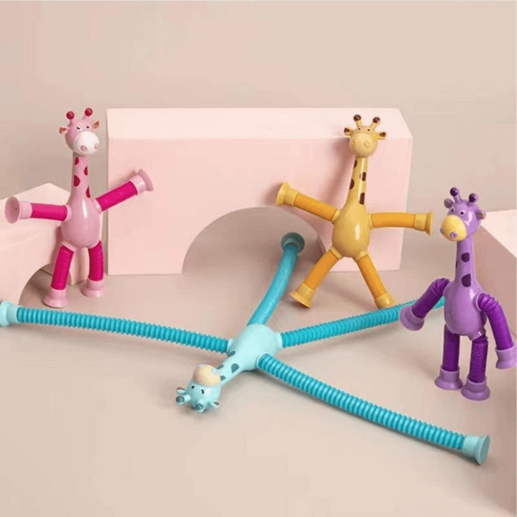 Brinquedo Infantil - Girafa Pop Tube