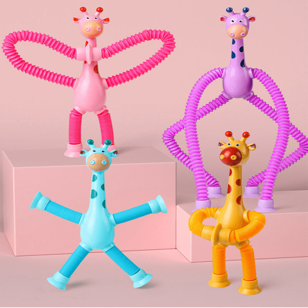Brinquedo Infantil - Girafa Pop Tube