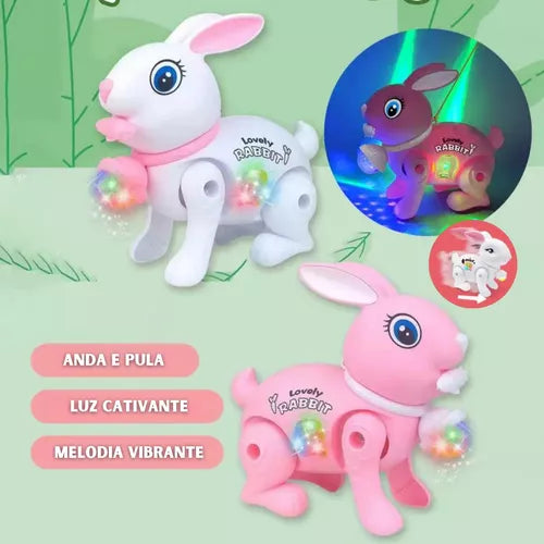 Brinquedo Coelhinho De Brinquedo Musical Led