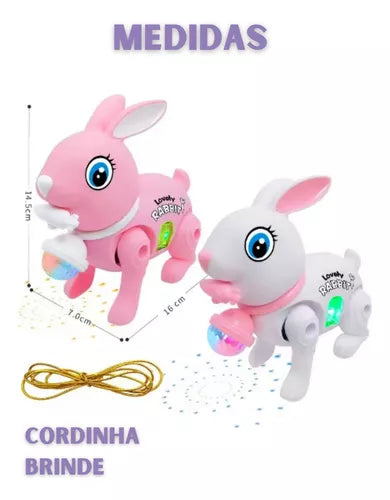 Brinquedo Coelhinho De Brinquedo Musical Led