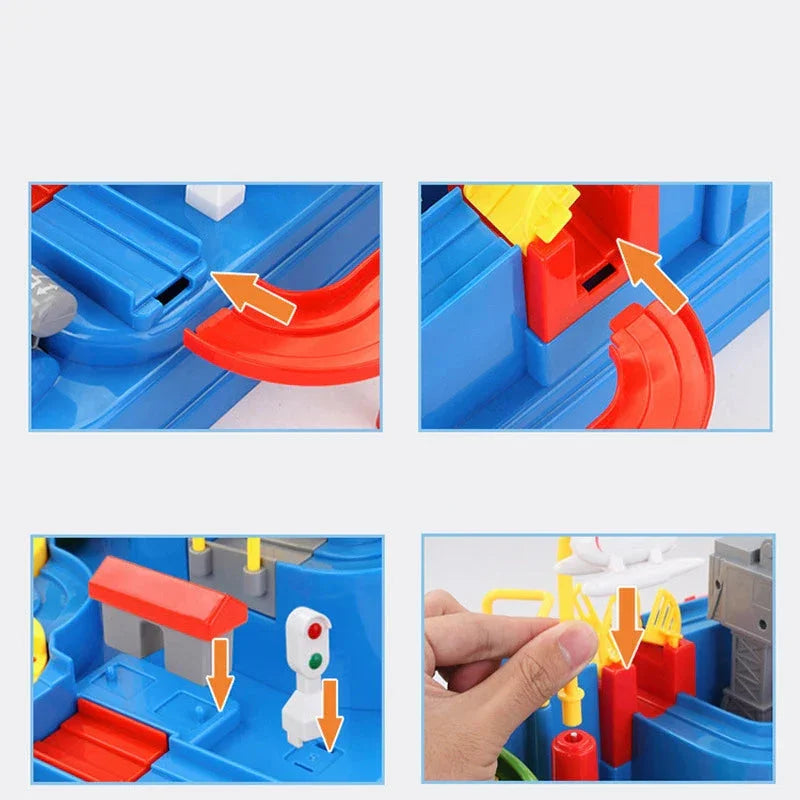 Brinquedo Educativo Pista com 4 Carros - CarsToys