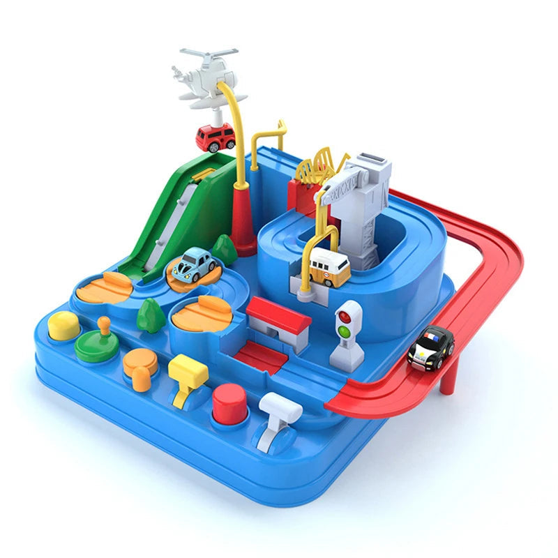 Brinquedo Educativo Pista com 4 Carros - CarsToys