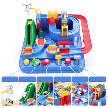 Brinquedo Educativo Pista com 4 Carros - CarsToys