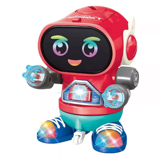 Brinquedo Robô Dançarino Infantil Com Som e Led Colorido