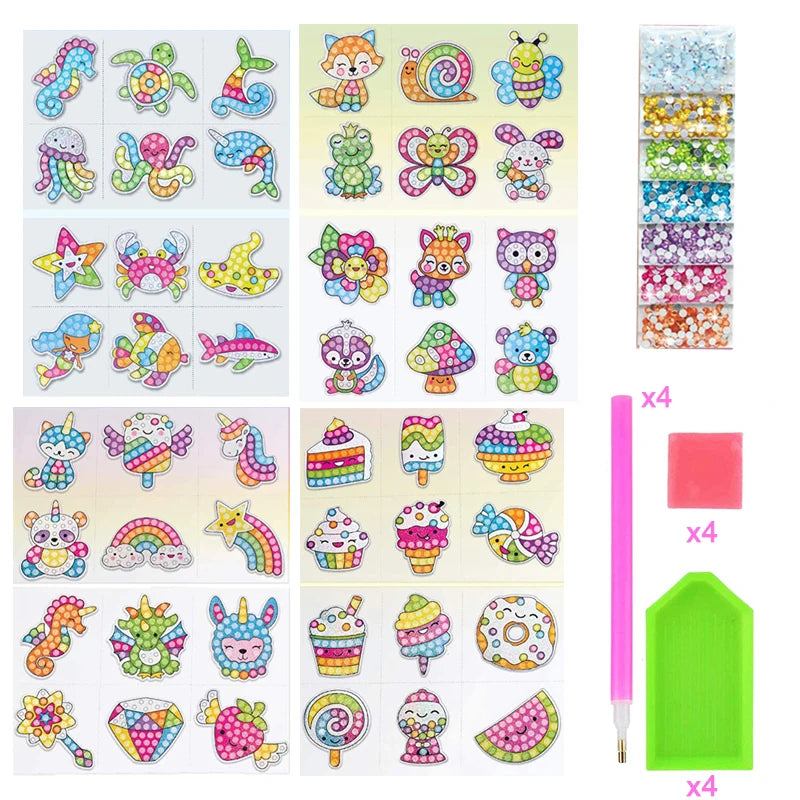 Pintura em Diamantes Adesiva