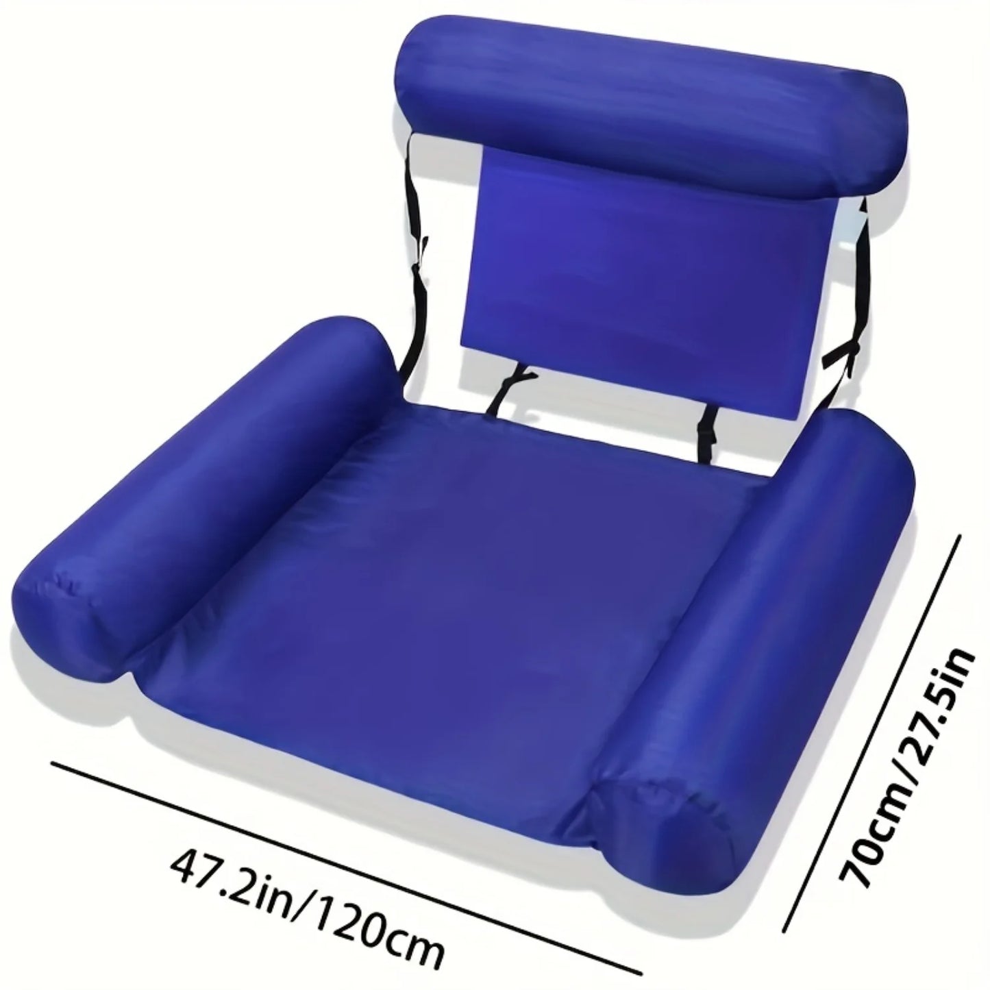 Cadeira Bóia Reclinável Espreguiçadeira Fluante Para Piscina