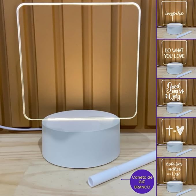 Lousa Led - Escrita Iluminada