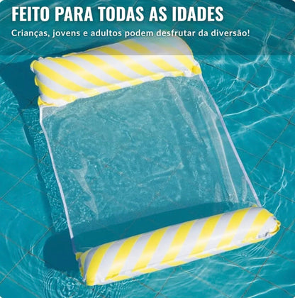 Flutuador de Piscina com Tela - Rede Inflável