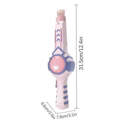 Varinha de bolha e fumaça
