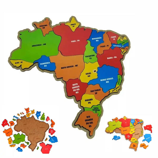 Quebra Cabeça Mapa do Brasil