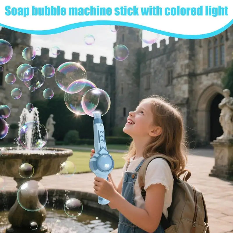 Varinha de bolha e fumaça