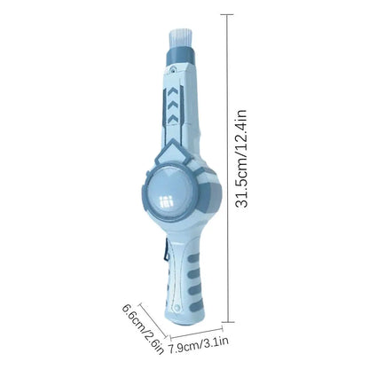 Varinha de bolha e fumaça
