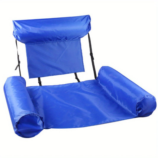 Cadeira Bóia Reclinável Espreguiçadeira Fluante Para Piscina