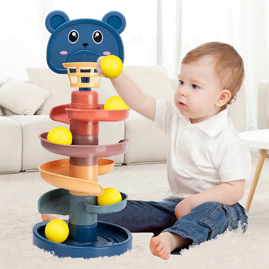 Torre Espiral de Bola Baby Urso